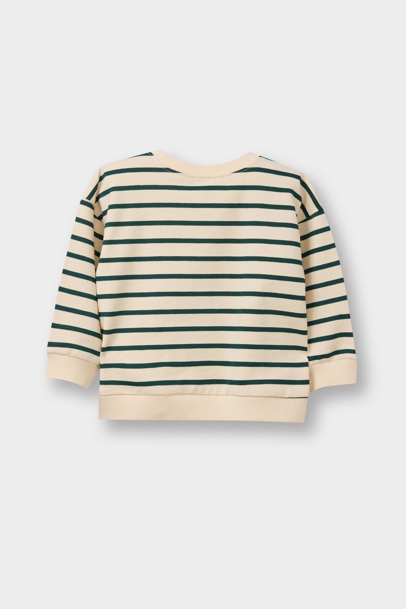 ديفاكتو سويت شيرت مخطط اولادي قصة عادية - Image 3